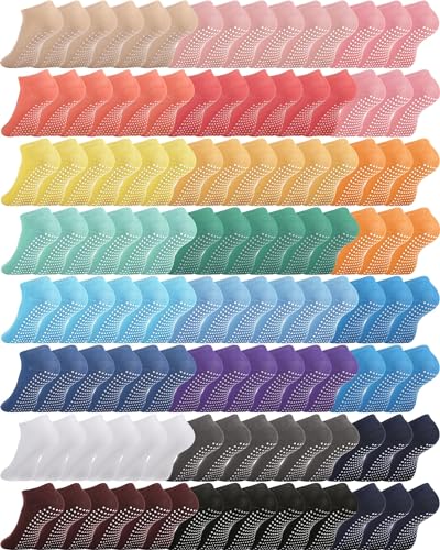 Cotton Yoga Socks for Men & Women - Classic Color, Comfortable Non-Slip Fit