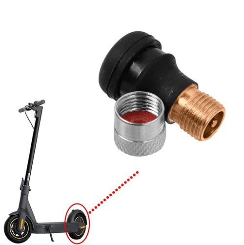 ODO LUCK Vacuum Tubeless Air Valve for Ninebot Max Scooter Replace Parts Tire Accessories for Segway Ninebot Max Electric Scooter
