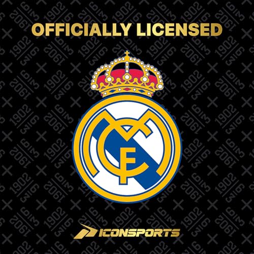 Official Soccer Fan Pack for Real Madrid - Kids Jacket, T-Shirt, Scarf & Ball - White Medium