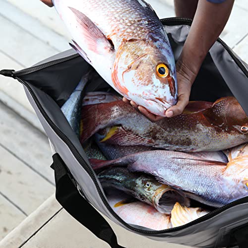Gray Buffalo Gear 27.5QT Insulated Fish Cooler Bag Waterproof Leakproof