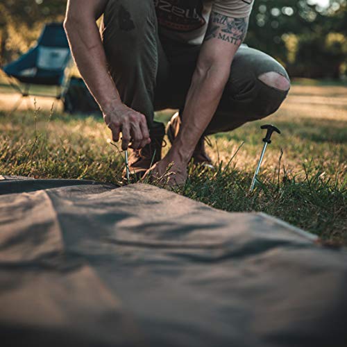 Gazelle T4 Tent Footprint 300D Waterproof Ground Tarp with Stakes
