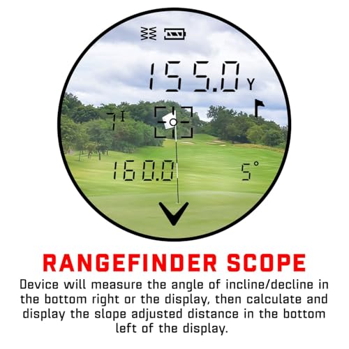 Callaway 300 Pro Golf Laser Rangefinder with Slope & Pin Lock Technology