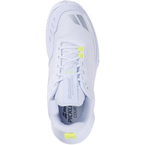 Babolat Women's SFX Evo Pickleball Shoes, White/Silver (US Women's Size 9)