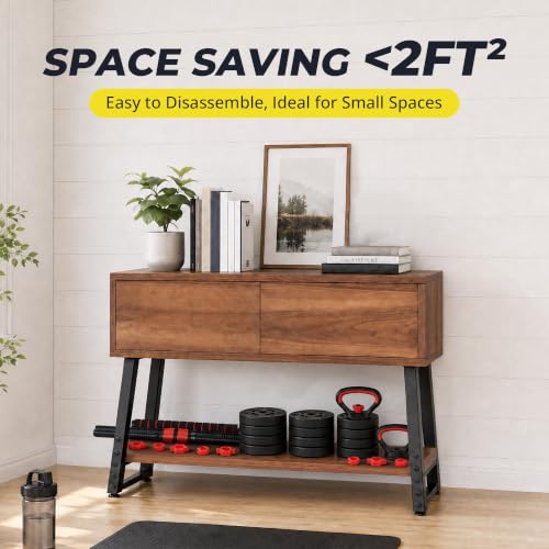 60LBS Adjustable Dumbbell Set - 5-in-1 Space-Saving Home Gym Equipment