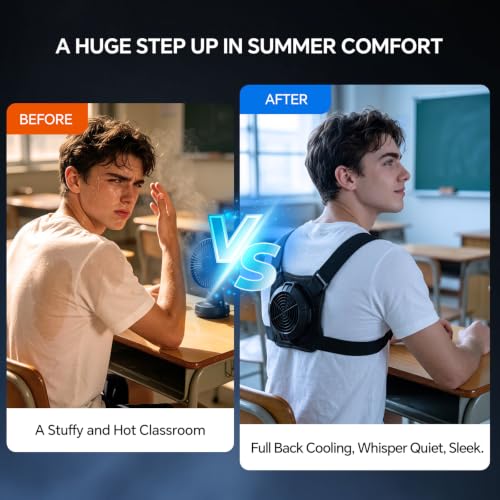 Cooling Vest with 24in² Cooling Plate - Rechargeable Outdoor Work & Sports Vest
