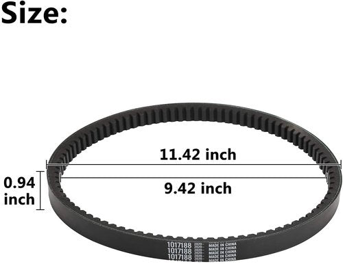 10L0L Drive Belt for Club Car DS 1988-1991 Gas Golf Cart, Heavy Duty Clutch Drive Belt Replacement for Club Car 1014081 1017188, Fits DS Drive System