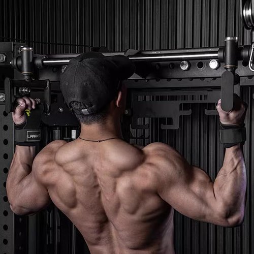 LARA STAR Weight Lifting Wrist Hooks Straps for Maximum Grip Support - Deadlift Gloves Grip Pads Alternative in Fitness Gym Power Training Pull Up Deadlifting & Shrugs