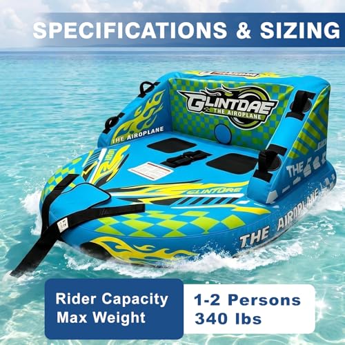 Heavy Duty Towable Tube for Boating - 2 Person Sofa Style Water Toy