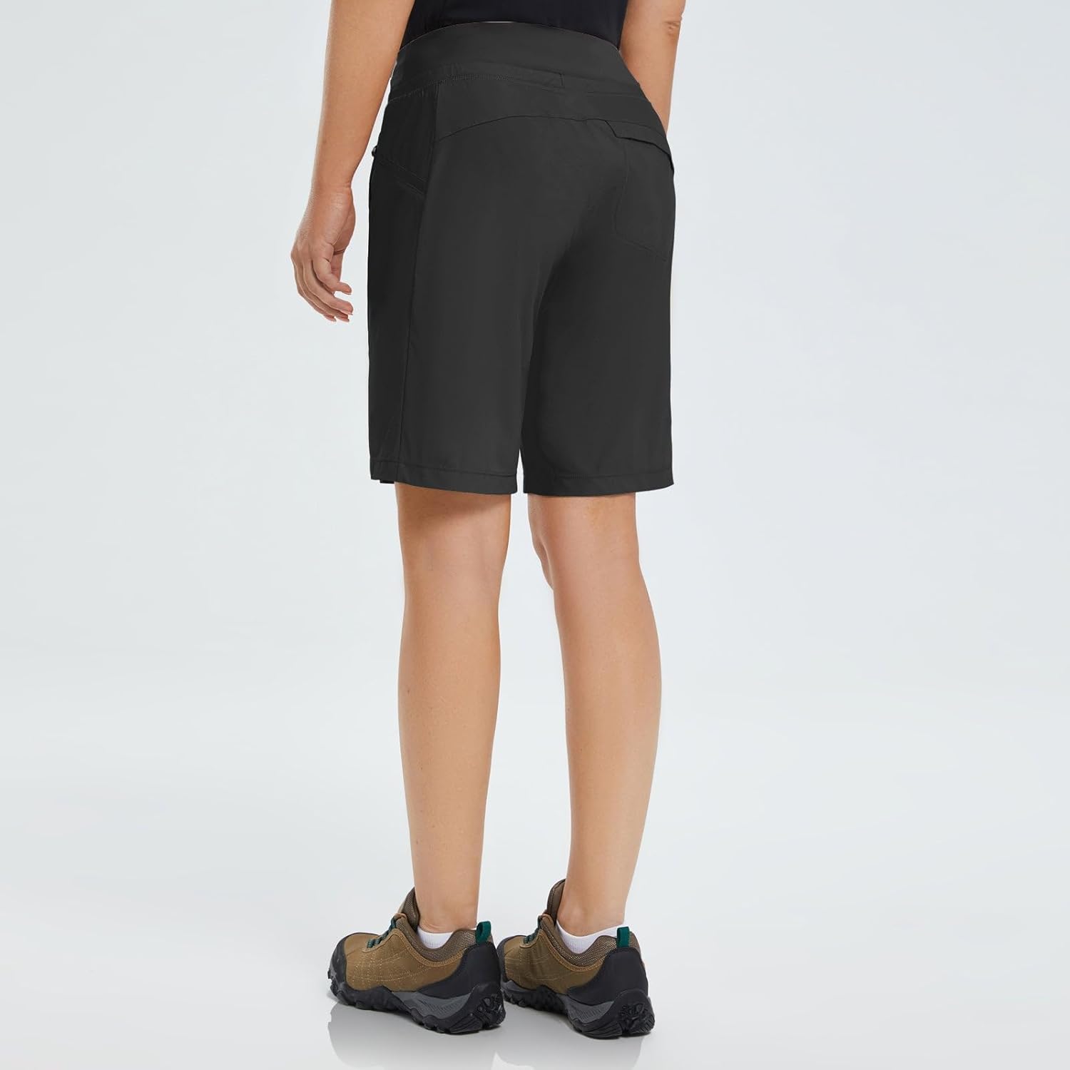 Baleaf Women's Hiking Shorts - Quick Dry Bermuda Cargo for Curvy Figures | 9"/11" Lightweight with Pockets