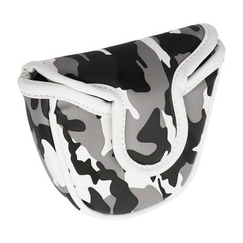 HISTAR Golf Mallet Putter Cover Headcover Camouflage Pattern Head Protective Bag (Camouflage Gray)