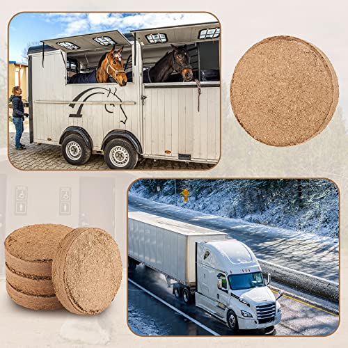 LEIFIDE Composting Toilet Coconut Coir Disks - 12 Pack, 8cm Soil Discs