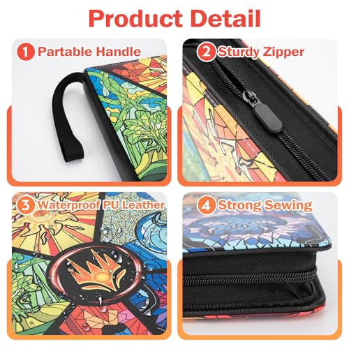 9 Pocket Card Binder for MTG YGO PTCG - Holds 900 Cards, Premium Organizer MTG-5