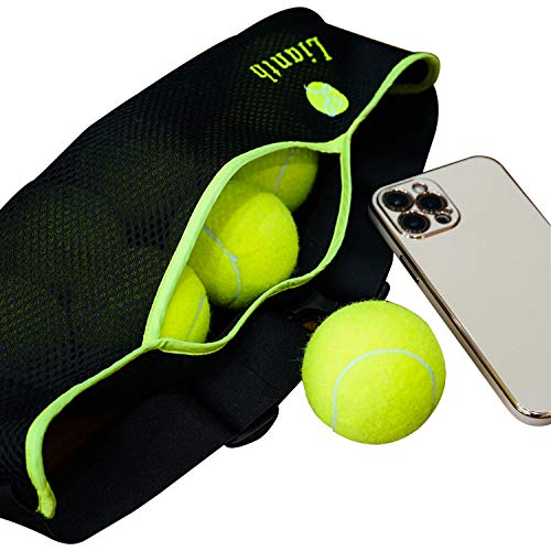 lianth Tennis Ball Band for Holding Tennis Balls and Pickleballs Running Waist Bag for Women Men Kids…