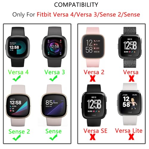 Bling Love Clover Replacement Strap for Versa 4/3 Sense 2/ Sense - Starlight Variation
