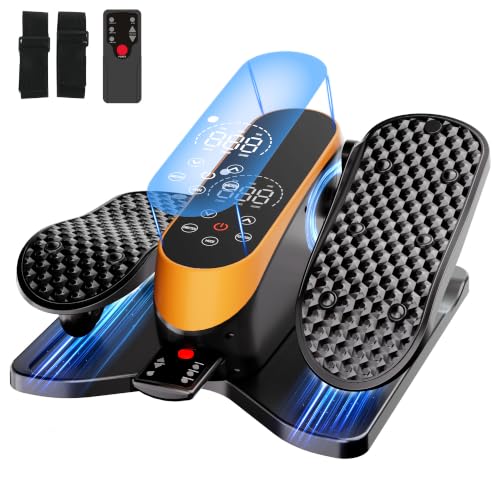 Electric Under Desk Elliptical for Seniors - Motorized Leg Exerciser with Remote