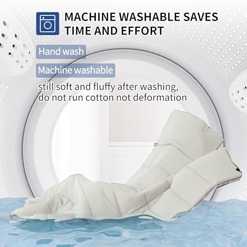 Naturehike Off White Double Sleeping Bag for Camping - 3 Seasons Waterproof & Lightweight