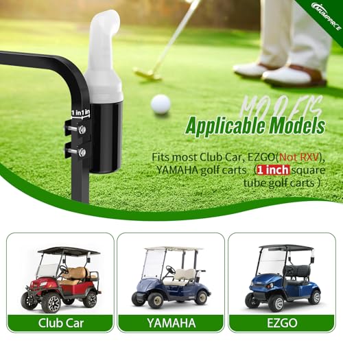 Golf Cart Sand Bottle with Holder No Drilling - Large Capacity Divot Filler