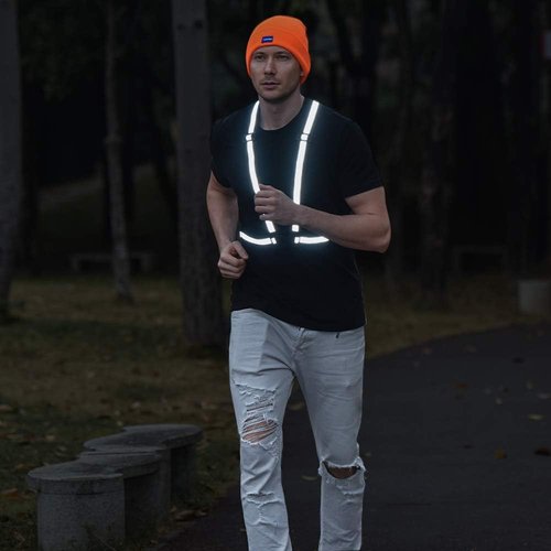 AYKRM High Visibility Reflective Running Vest - Adjustable Safety Gear for Enhanced Visibility | 9 Colors Available
