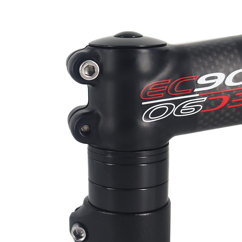 1-1/8 Inch Aluminium Bicycle Headset Spacer with Stem Top Cap, Includes Star Nut (Black) - 7 Pieces