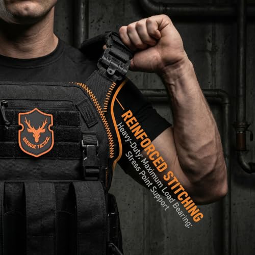 Adjustable Tactical Airsoft Vest with Molle System for Men - Black