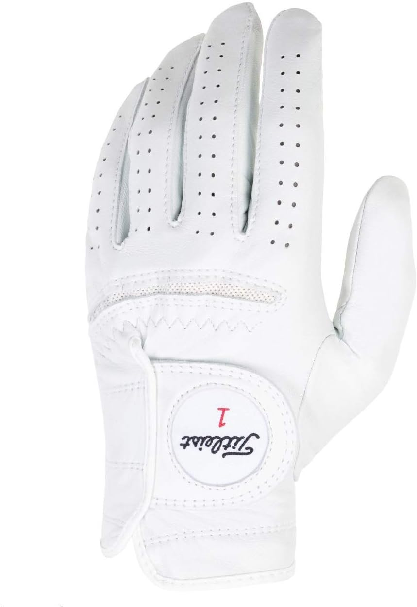 Titleist Perma-Soft Men's Golf Glove - Regular Fit | Left Hand - Premium Comfort & Grip