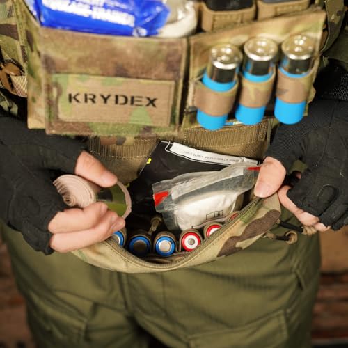 KRYDEX Micro Chest Rig MC with 5.56/7.62 Magazine Holders & Modular Pouches