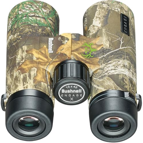Realtree Bone Collector Bushnell Engage X 10x42mm Waterproof Binoculars for Hunting and Travel