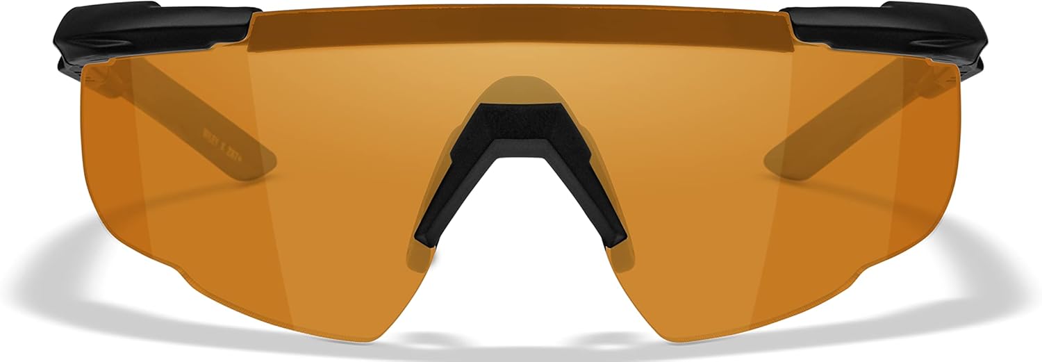 Wiley X Men's Saber Tactical Sunglasses - Durable UV Protection | Sleek Design for Outdoor Adventures