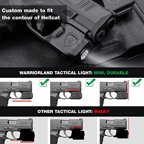 Springfield Hellcat Tactical Light with Kydex Holster - 150 Lumens Mini LED Combo