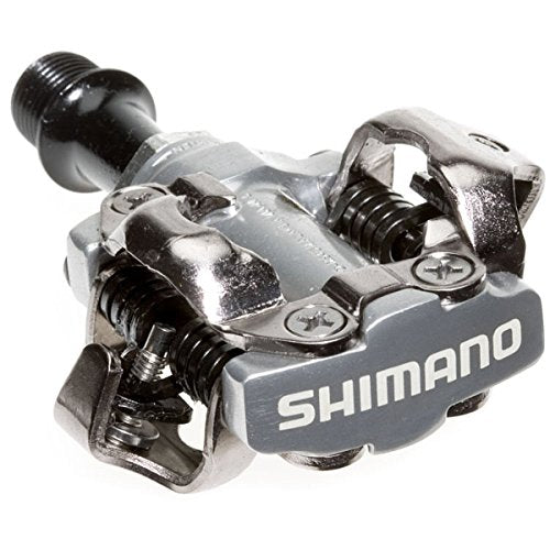 Shimano PD-M540 SPD Off-Road Cycling Pedals Silver - Lightweight, Mud Shedding