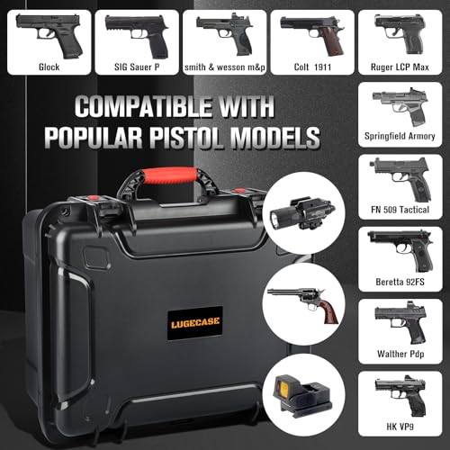 8-Pistol Gun Case & 15 Magazine Storage with Lock - Modular Tactical Case Variation of THIS listing