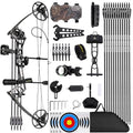 Compound Bow for Hunting & Target Shooting - Right Hand, 0-70 lbs, Adjustable, 25-31" Draw, Up to 320 fps - Black, Variation of This Listing