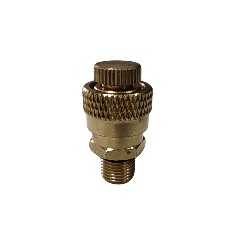 Flylock 2-Pack Paintball Airsoft PCP Connection Hex 8mm Quick Connect Male Dust Plug, Gold