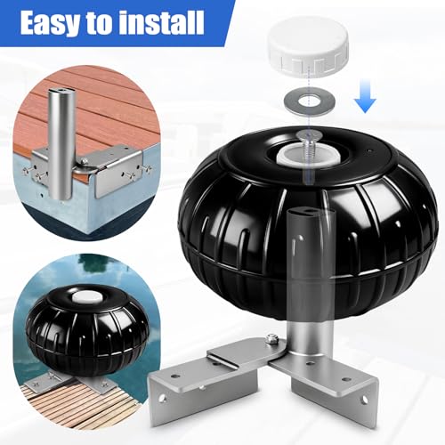 Boat Dock Corner Mount Wheel Bumper - Marine-Grade Protection