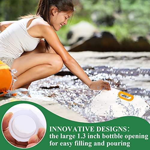 50 Pack Collapsible Water Bags 1.3 Gallon Water Storage Bladders for Camping & Outdoor