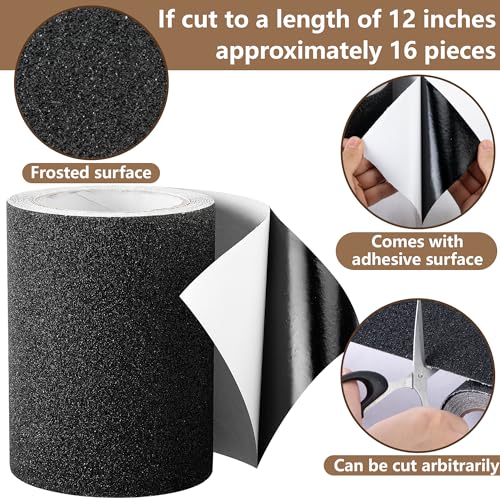 16.4Ft x 6In Marine Boat Non-Skid Traction Tape - Anti Slip Adhesive Tape