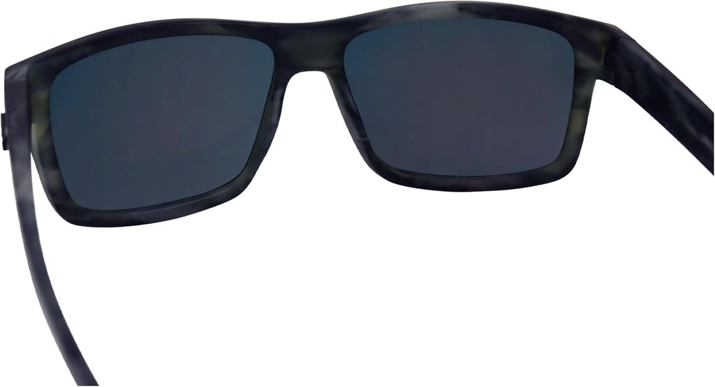 Offshore Polarized Sunglasses - Black Marble Frame with Red Mirror Lenses for Men & Women