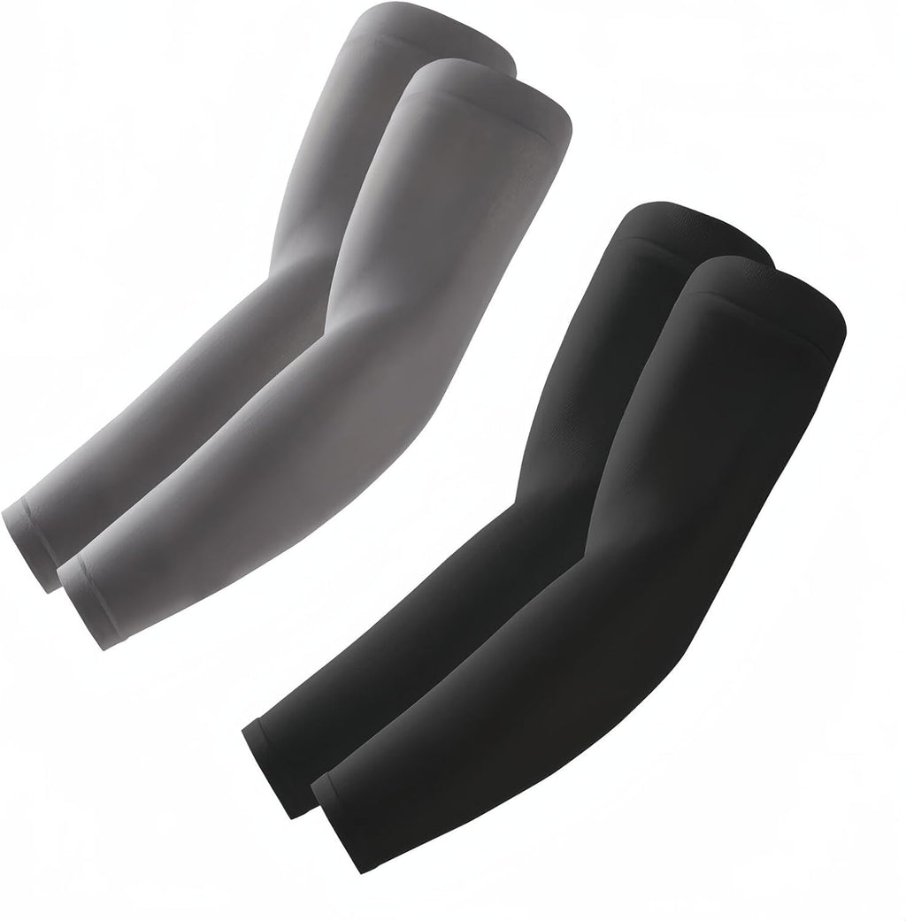 Skiennix Arm Sleeves - Cooling UV Sun Protection Compression for Men & Women