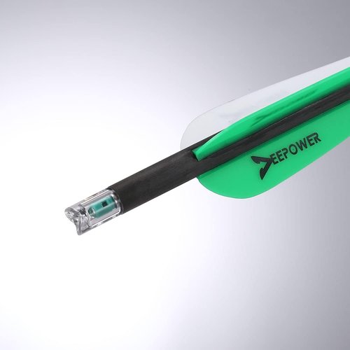 6 PCS Crossbow Lighted Nock with ON/Off Switch for .300/7.62mm Inside Diameter Led Nocks Arrow nocks for Archery Hunting