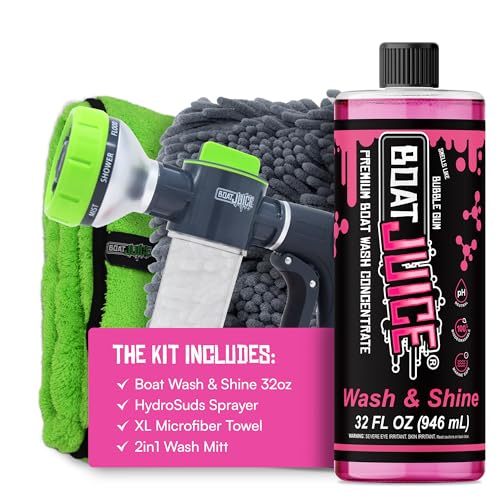 Boat Juice 32 Fl Oz Boat Wash & Shine Kit - Marine Cleaning Supplies