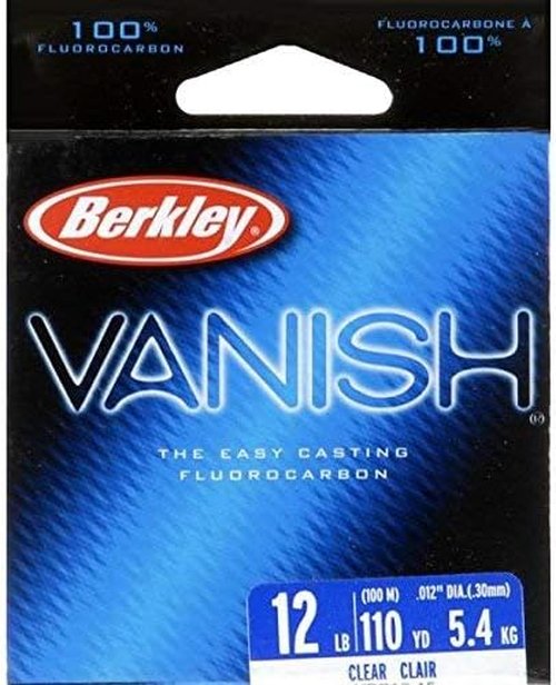 Berkley Vanish Fluorocarbon Fishing Line - Invisible Strength & Durability | 200 Yards
