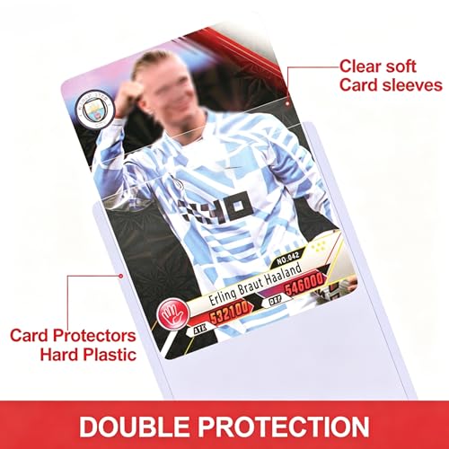 UV-Protected Card Sleeves Bundle - 200 Rigid Top Loaders + 200 Soft Sleeves