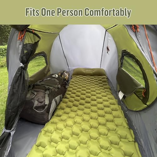 Night Cat 1 Person Waterproof Pop-Up Camping Tent - Army Green