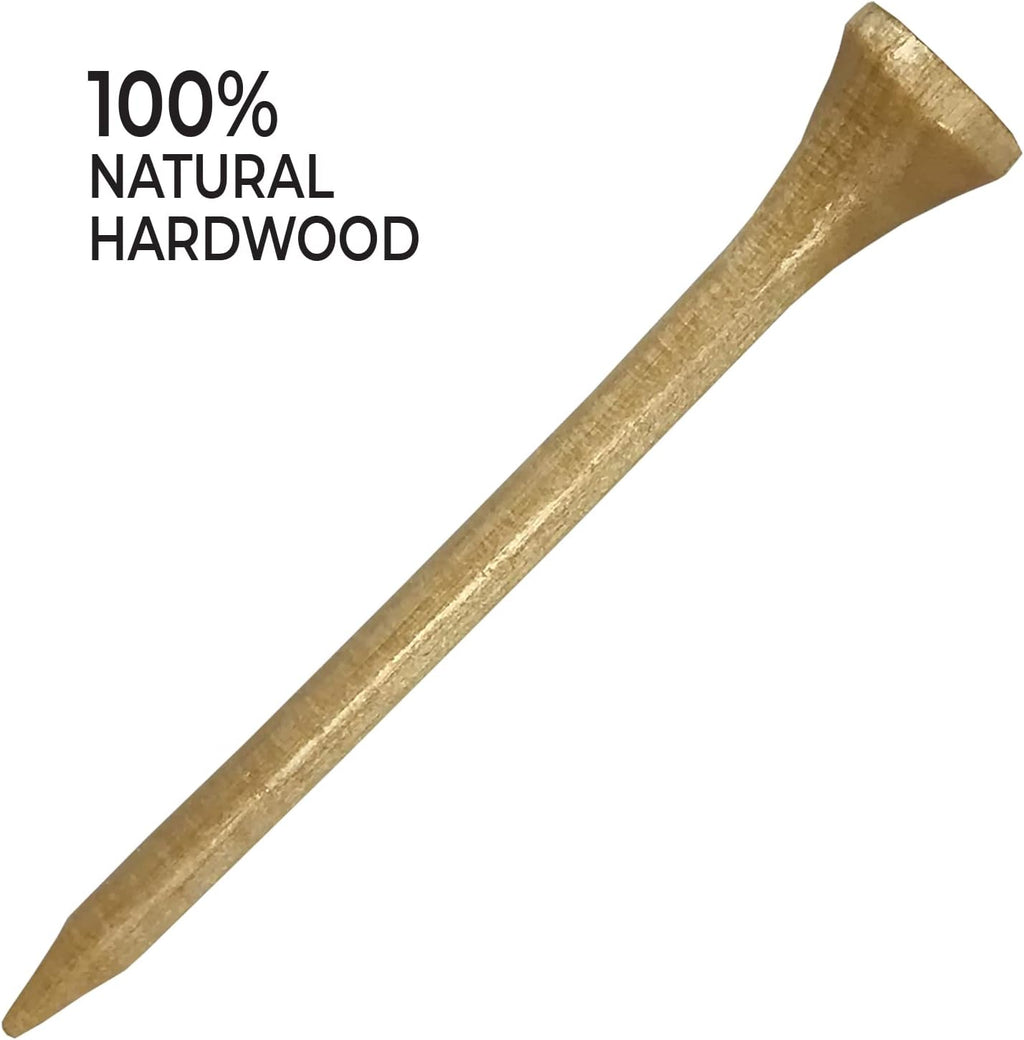 Pride Golf Tee - Deluxe 2-3/4 Inch Tees | 500 Count for Enhanced Performance