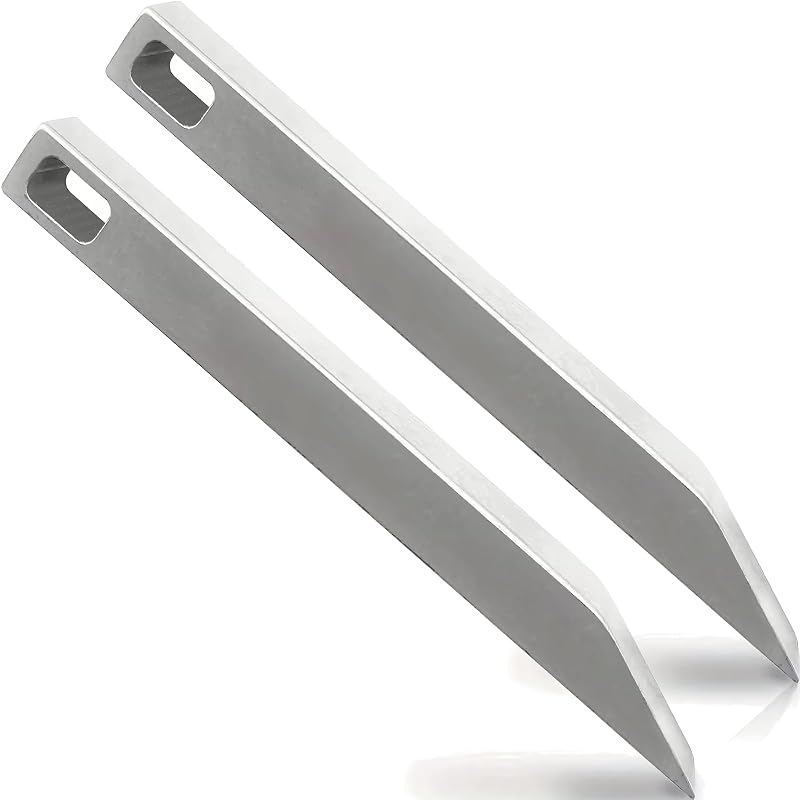 Heavenly Metals Titanium Pry Bar Keychain Mini Tool – 2 Pack, 2.7in, Includes Screwdriver & Bottle Opener