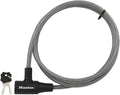 Master Lock Cable Lock - Keyed Bike Lock for Enhanced Security | 6 ft Long, Durable Design