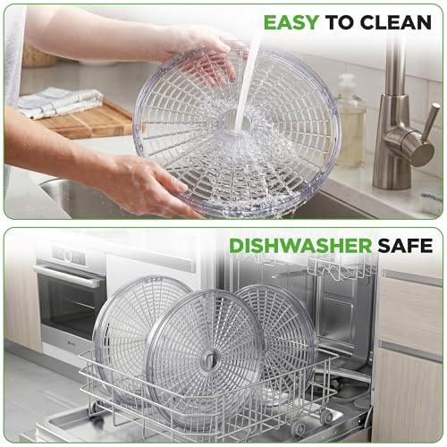 NutriChef Food Dehydrator Machine Milky - Dehydrate Jerky, Meats, Fruits & Vegetables