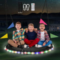 48 Inch Kids Tree Swing with LED Lights, Heavy-Duty Flying Saucer Swing for Indoor & Outdoor, 900lb Capacity - Variation of THIS listing
