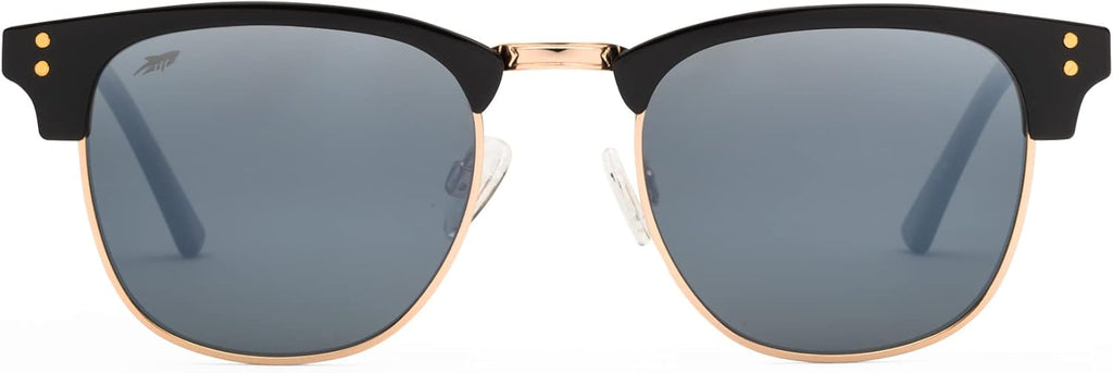 Pilotfish Polarized Sunglasses - TR90 Frame with CR-39 Anti-Reflective UV400 Lenses for Men & Women