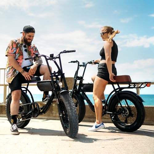 20x4 Inch Fat Tire for E-Bike, Mountain Bike, Tricycle | Heavy Duty All-Terrain Black - Variation of 20" x 4" / 2 Tire + 2 Tube